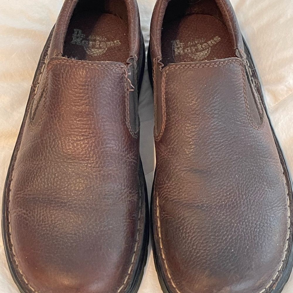 Dr. Martens Men's Dark Brown Leather Loafers